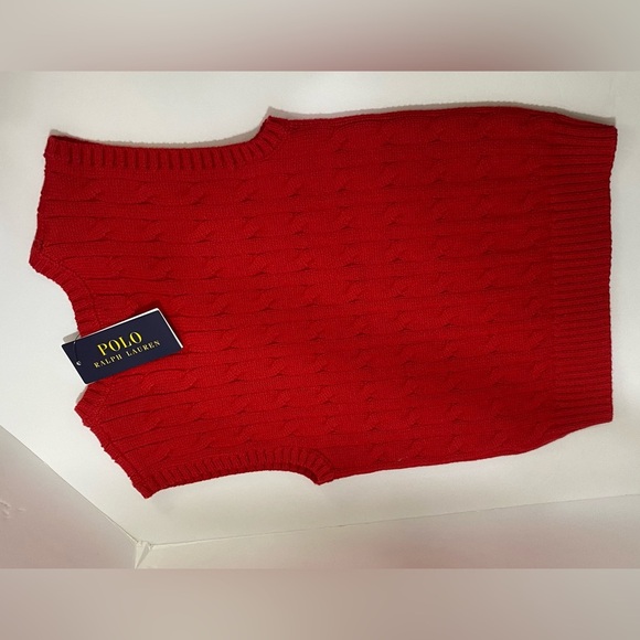 NWT✨ red POLO RALPH LAUREN vest ♥️✨ size: 5 boy - Picture 6 of 7